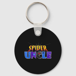 Spider Uncle Design Fathers Day Matching Family Key Ring
