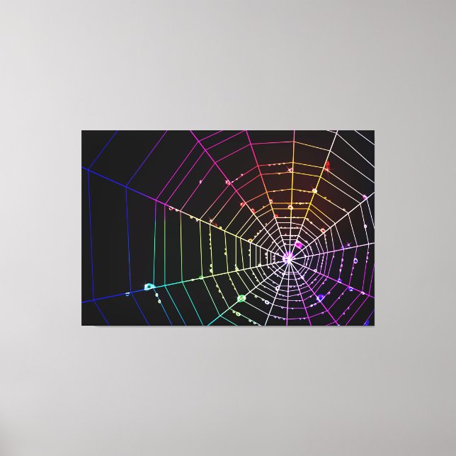 Spider Web 1 Wrapped Canvas (Front)