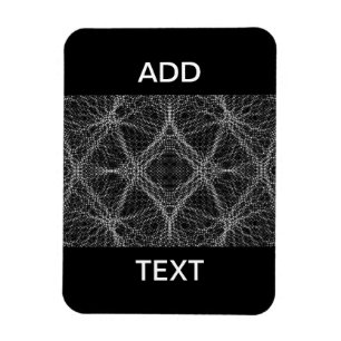 Spider Web Abstract Magnet