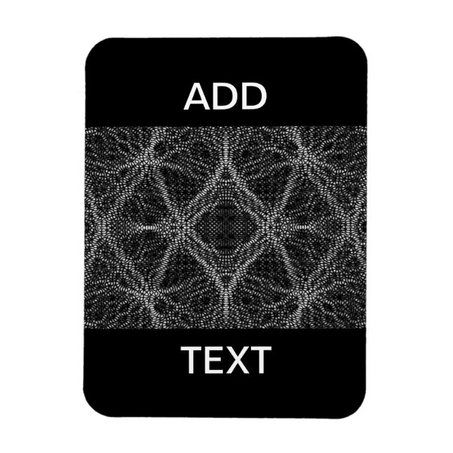 Spider Web Abstract Magnet (Vertical)