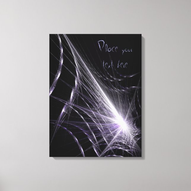 Spider Web Canvas Print (Front)