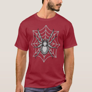 Spider Web Cobweb Arachnid Entomology - T-Shirt