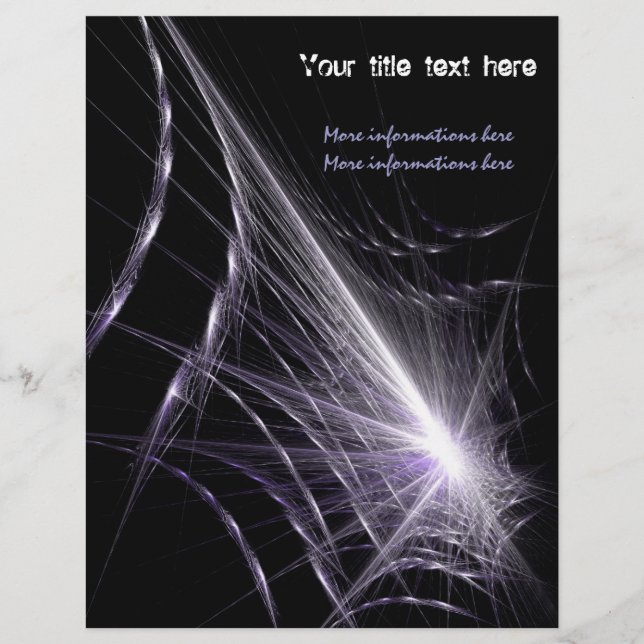 Spider Web Flyer (Front)