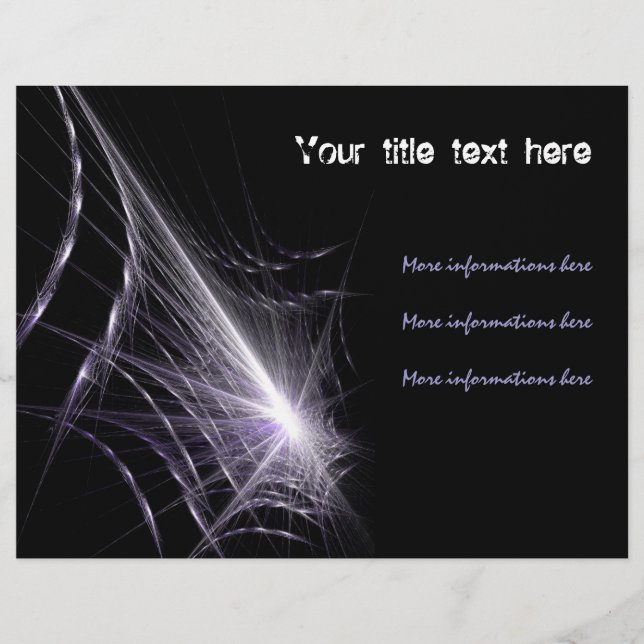 Spider Web Flyer (Front)