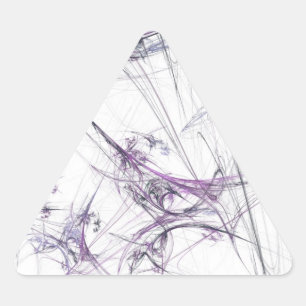 Spider Web Fractal BackgroundTriangle Sticker