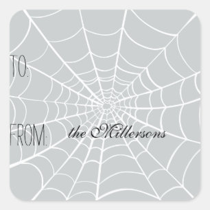 Spider Web Gift Tag
