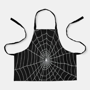Spider Web Halloween Apron