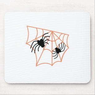 Spider Web Halloween Mouse Mat