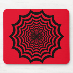 Spider Web Hypnotic Mouse Mat