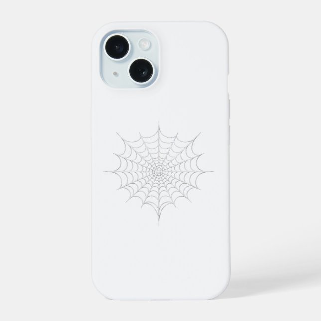 Spider Web iPhone 15 Case (Back)