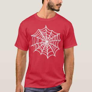 Spider Web, Lazy Halloween Costume Spooky Creepy N T-Shirt