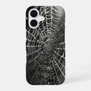 Spider Web Pattern Halloween iPhone 16 Case