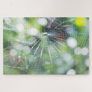 Spider Web Photo Jigsaw Puzzle