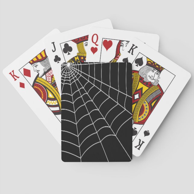 Spider Web Playing Cards (Back)