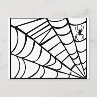 Spider Web Postcard