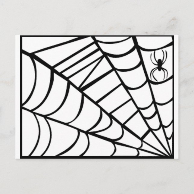 Spider Web Postcard (Front)