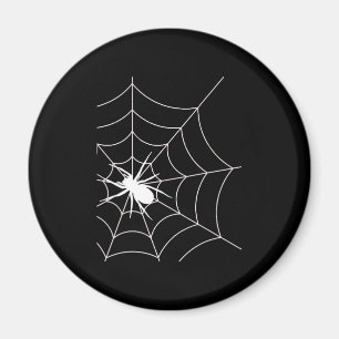 Spider Web Pregnancy Announcement Halloween Magnet