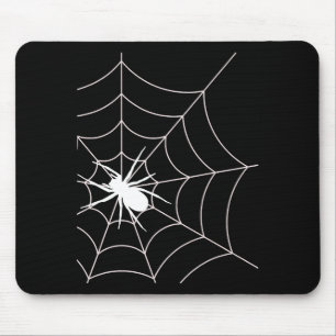 Spider Web Pregnancy Announcement Halloween Mouse Mat