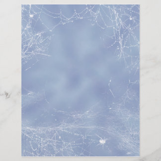 Spider Web scrapbook paper design