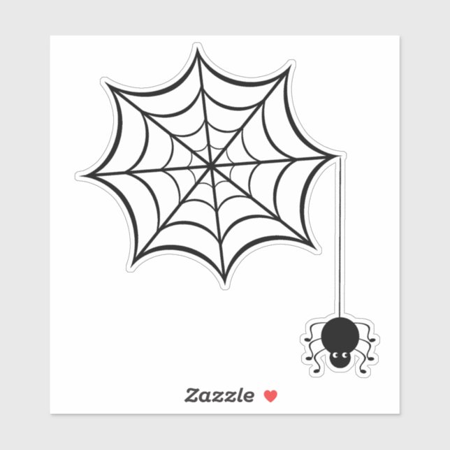 Spider Web Sticker (Sheet)