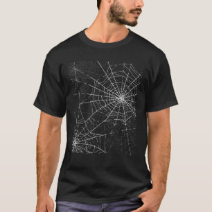 Spider Web TShirt Halloween Cobweb Costume Shirt