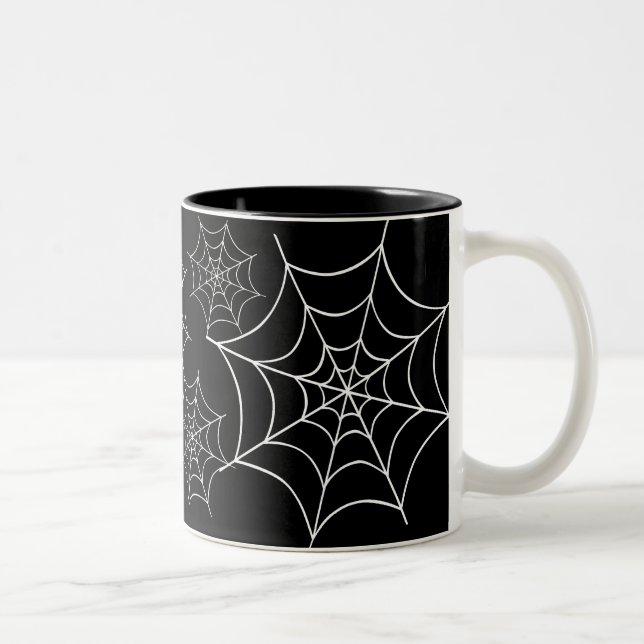 Spider Web Two-Tone Coffee Mug (Right)