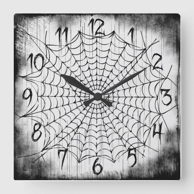 Spider Web Wall Clock (Front)