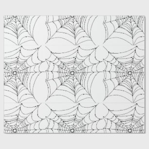 Spider Web Wrapping Paper
