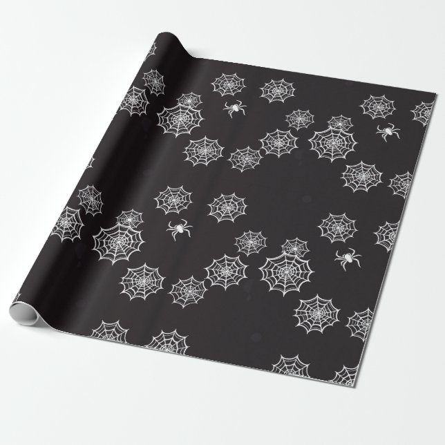 Spider Web Wrapping Paper (Unrolled)