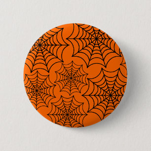 Spider Webs 6 Cm Round Badge