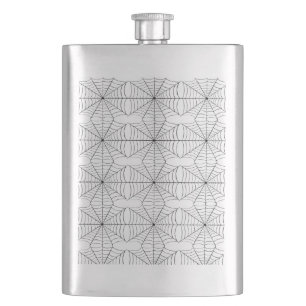 Spider Webs Flask