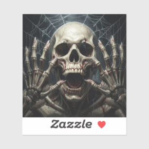 Spider Webs, Skull and Bones Spooky Halloween