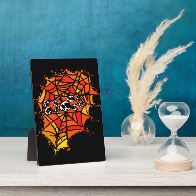 Spider Webs | Spiders Skull Plaque (Side)