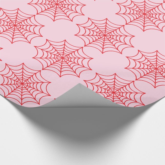 Spider Webs Wrapping Paper (Corner)
