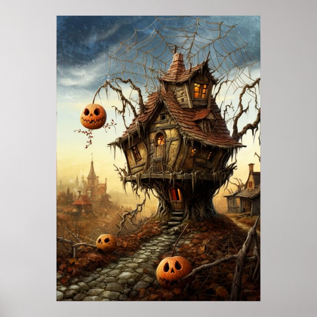 Spider Witch Art House Poster (Front)