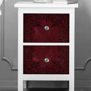 Spider Witch   Dark Red Fantasy Spiderweb Flourish Tissue Paper