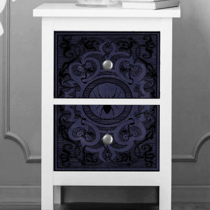 Spider Witch Dusty Purple Spiderweb Flourish Tissue Paper