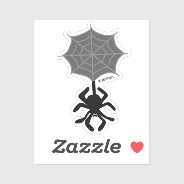 Spider With Web (Sheet)