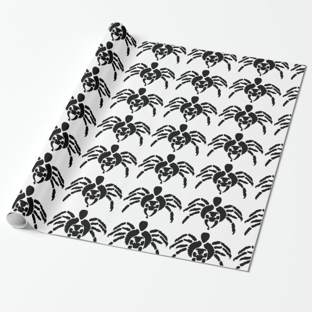 Spider Wrapping Paper (Unrolled)