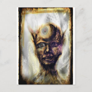 Spiderface Postcard