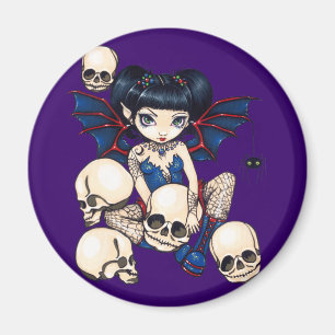 "Spiders and Skulls" Magnet