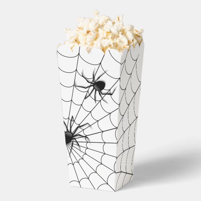Spiders and Web Halloween Favour Box (Popped)
