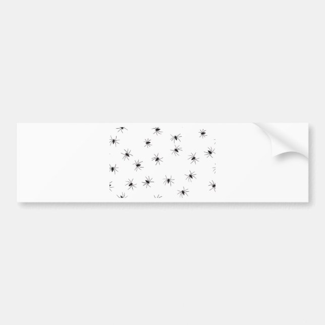 spiders bumper sticker (Front)