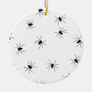 spiders ceramic tree decoration