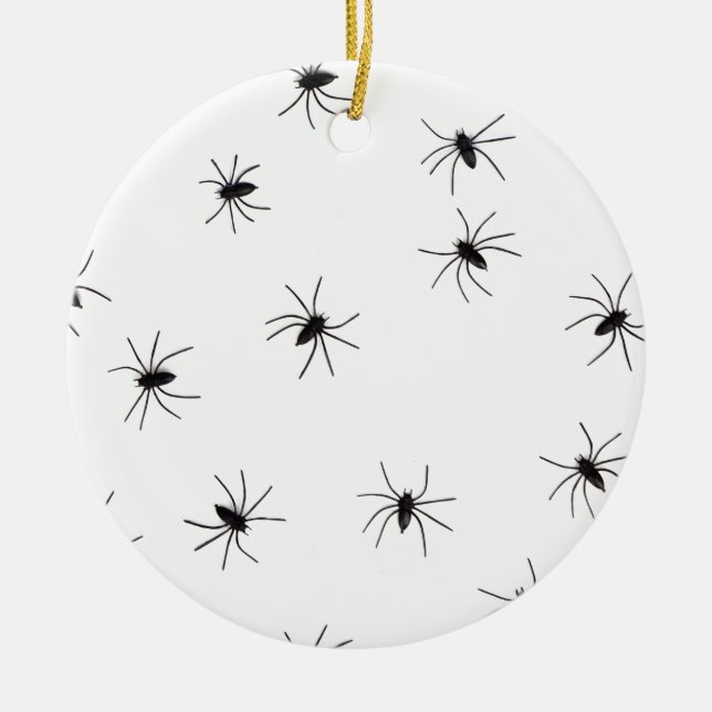 spiders ceramic tree decoration (Front)