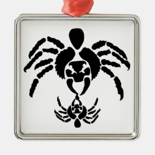 Spiders Metal Tree Decoration
