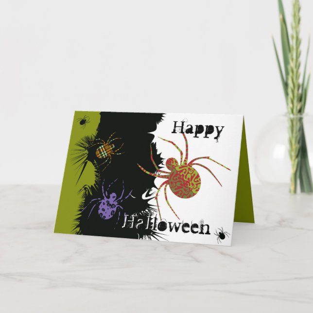 Spiders 'N Patterns Card (Front)