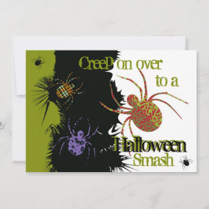 Spiders 'N Patterns Invitation