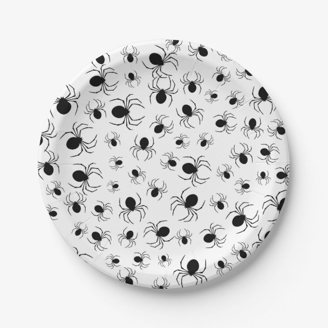 Spiders Paper Plate (Front)