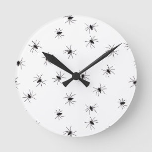 Spiders Round Clock